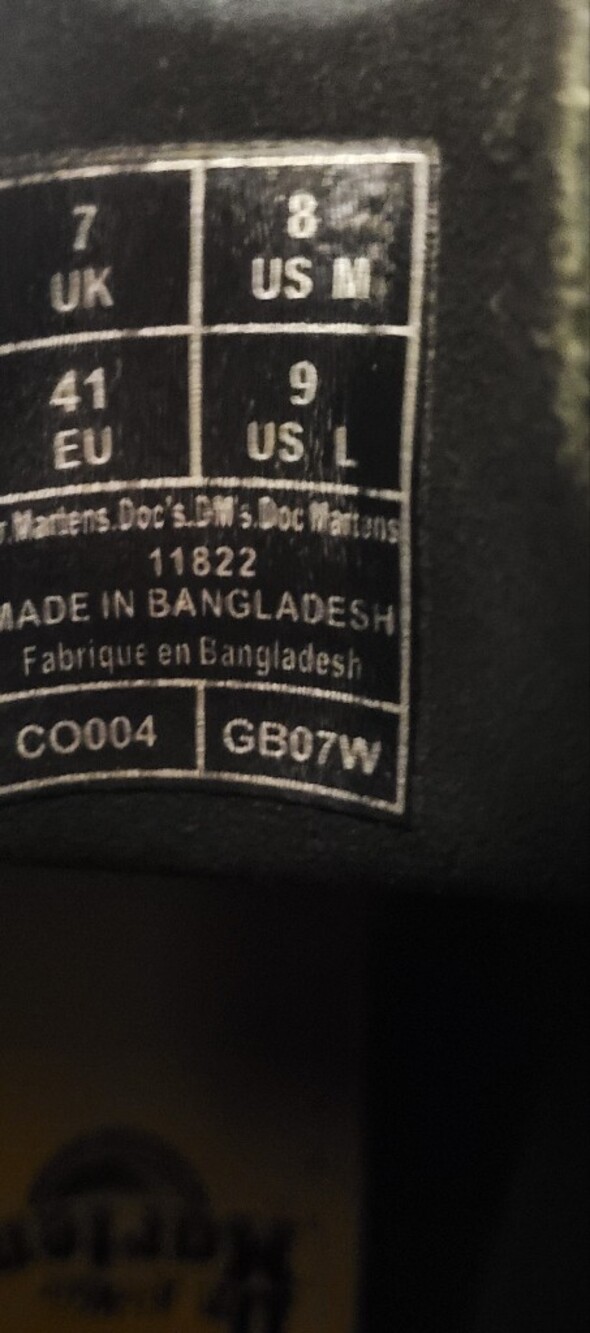 Dark Blue EU 41 Doc Martens Boots - Picture 5 of 6